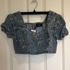 NWT DENIM BLOUSE